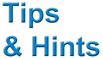 Tips & Hints